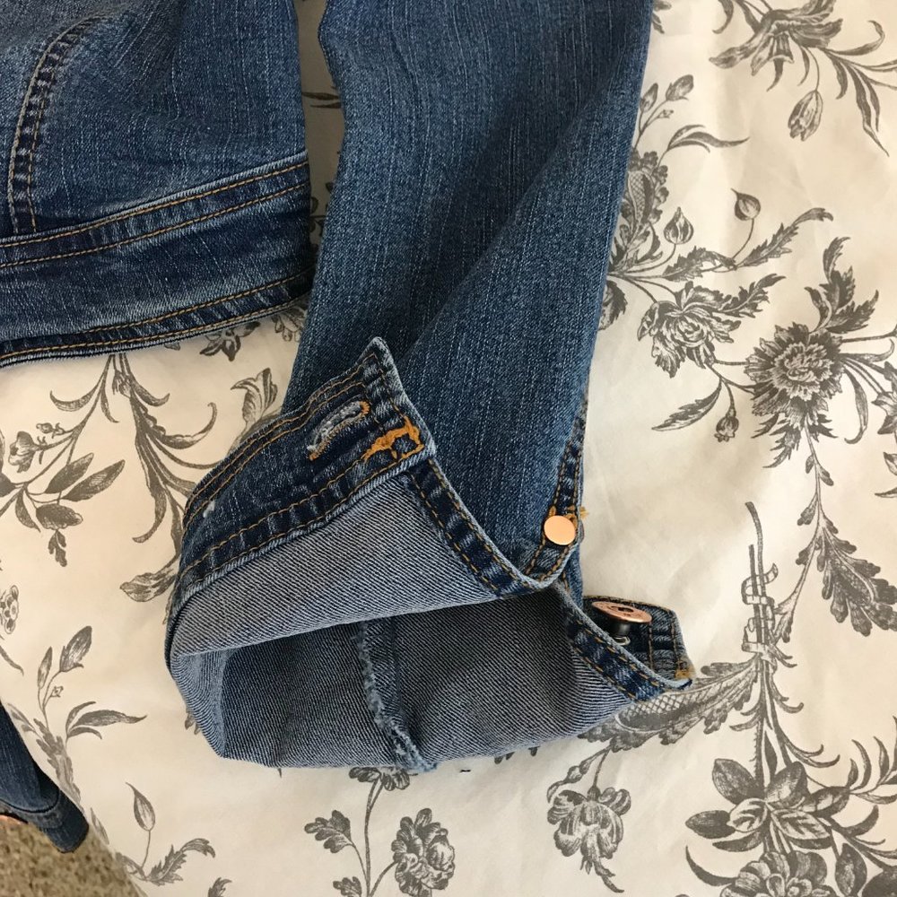 Love Tree Denim Jacket | Blue | Small - Picture 10 of 11